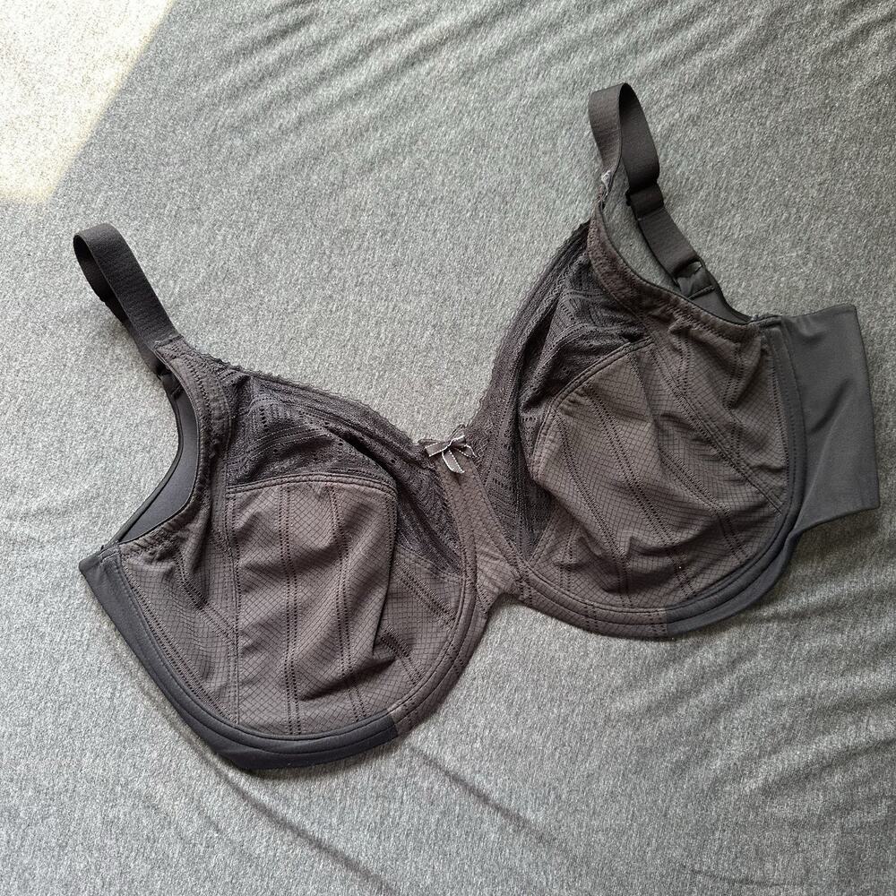 Lilyette Dark Gray Full Coverage Underwire Bra